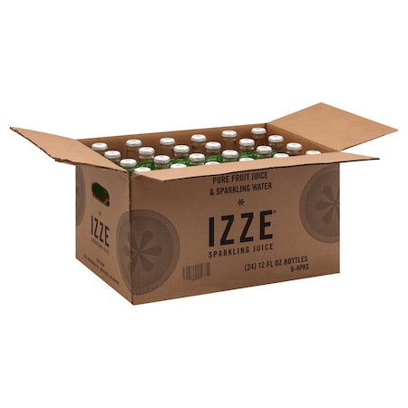 Izze IZZE Sparkling Juice Apple 48 fl. oz., PK24 00307